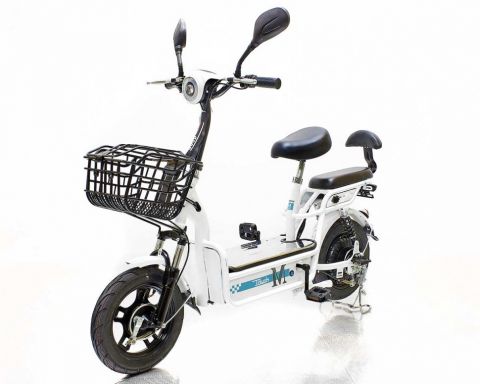 Электро мопед GreenCamel Тайфун 350 (48V 12Ah 350W) быстросъём