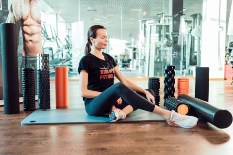 Цилиндр массажный черный Original FitTools