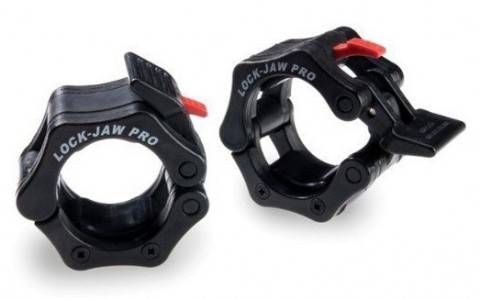 Замки олимпийские Lock-Jaw с фиксаторами (черный, пара)