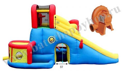 Надувной батут Happy Hop "Игровой Центр 11 в 1" 9406N