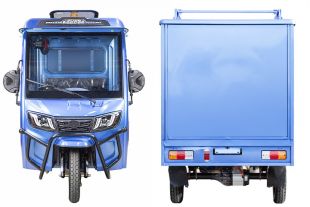 Грузовой электротрицикл Rutrike КАРГО Кабина Дуал