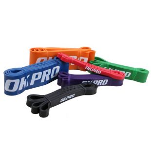 Резиновая петля тренировочная XL (6,4 см) OKPRO OK1925 синяя