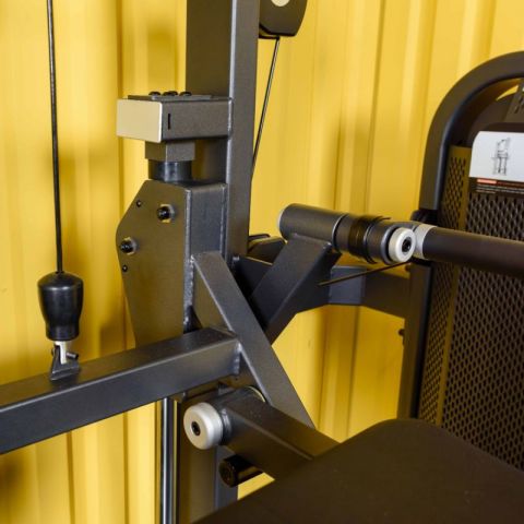 Тренажер турник - брусья DHZ Fitness с противовесом.