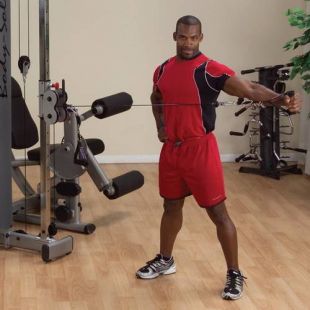 Тренажер Body-Solid DPCC-SF многофункциональный вертикальный тросовый с весовым стеком 95 кг