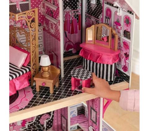 Кукольный домик с мебелью для Барби Kidkraft Белла (65944)