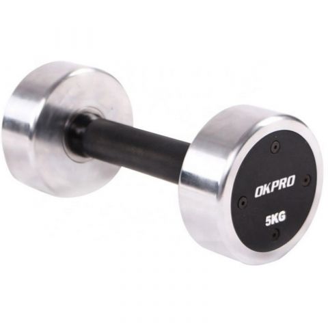Гантельный ряд хромированный OKPRO OK1033C (от 2,5 до 25 кг, шаг 2,5 кг)